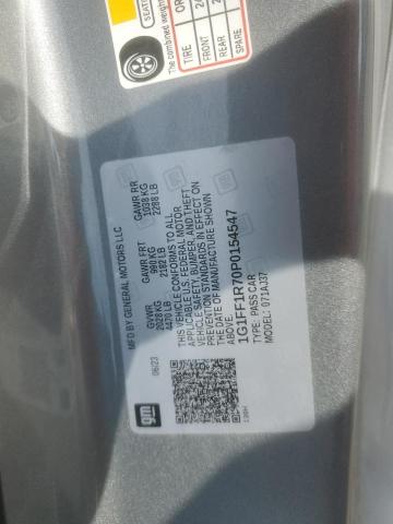 2023 CHEVROLET CAMARO LT1 1G1FF1R70P0154547