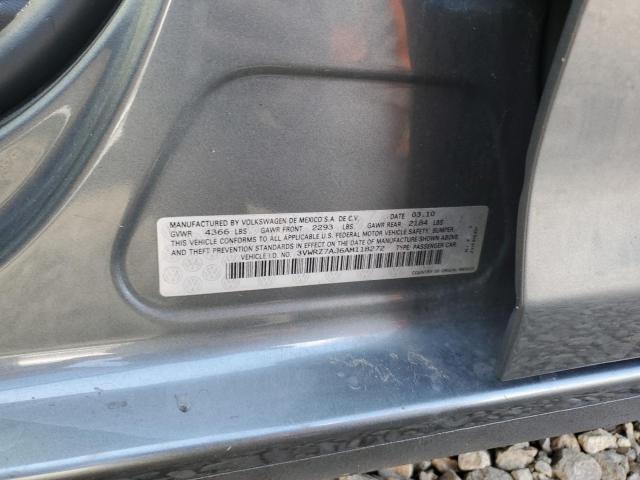 2010 VOLKSWAGEN JETTA SE - 3VWRZ7AJ6AM118272