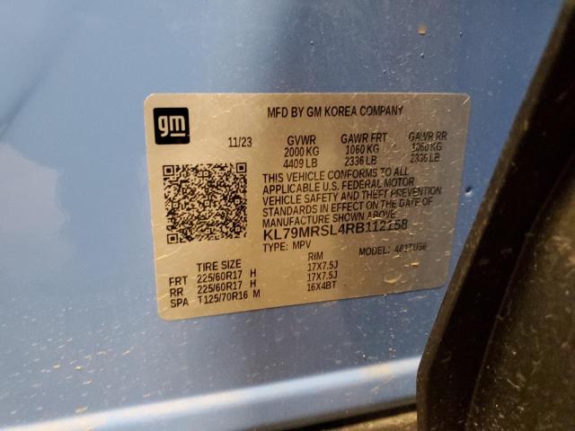 2024 CHEVROLET TRAILBLAZE KL79MRSL4RB112158