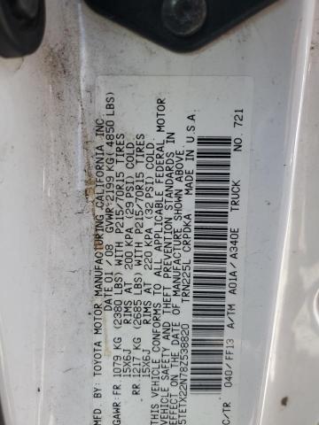 2008 TOYOTA TACOMA ACC #3301751394