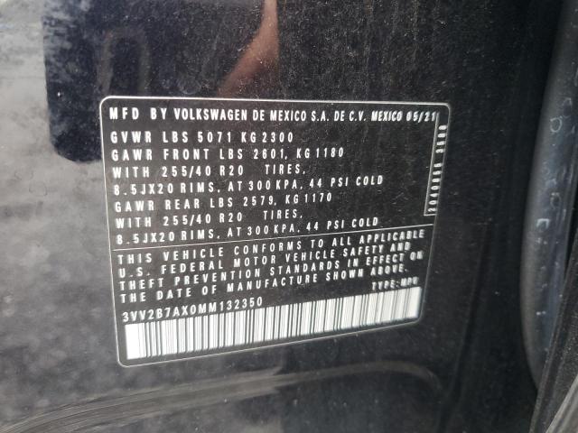 2021 VOLKSWAGEN TIGUAN SE 3VV2B7AX0MM132350