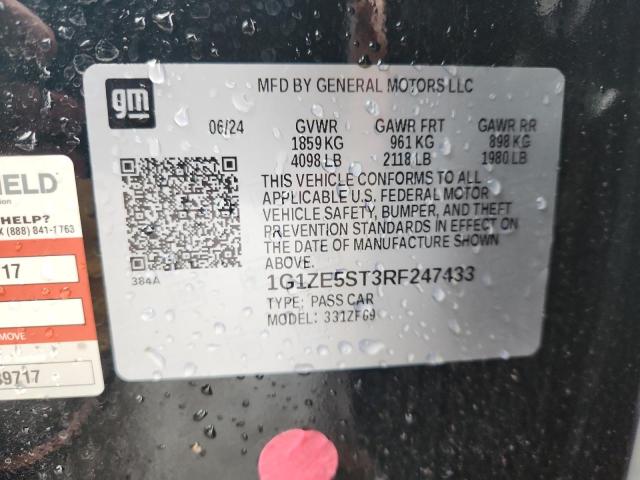 2024 CHEVROLET MALIBU PRE 1G1ZE5ST3RF247433