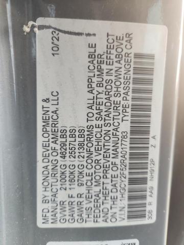 2024 HONDA ACCORD HYBRID SPORT 1HGCY2F52RA017783