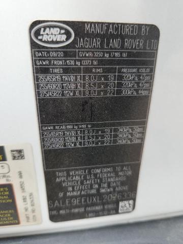 2020 LAND ROVER DEFENDER 1 - SALE9EEUXL2026336