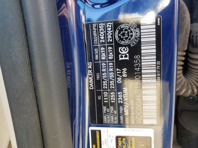 2018 MERCEDES-BENZ GLC 300 4M WDC0G4KB1JV014358