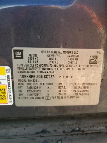 2013 GMC ACADIA SLT #3303903721