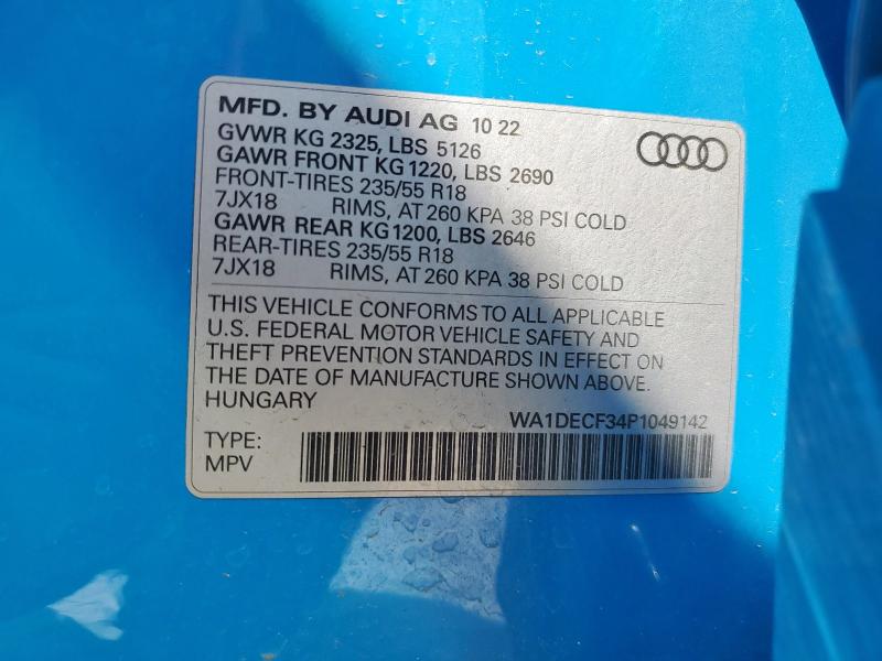 2023 AUDI Q3 PREMIUM S LINE 45 - WA1DECF34P1049142