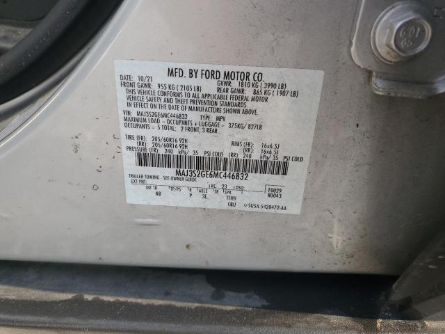 2021 FORD ECOSPORT SE MAJ3S2GE6MC446832