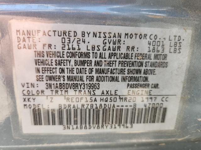 2024 NISSAN SENTRA SR 3N1AB8DV8RY319963