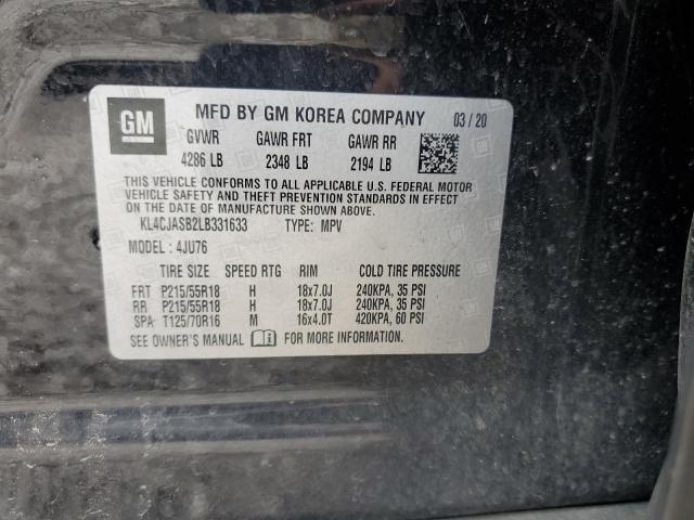 2020 BUICK ENCORE PRE - KL4CJASB2LB331633