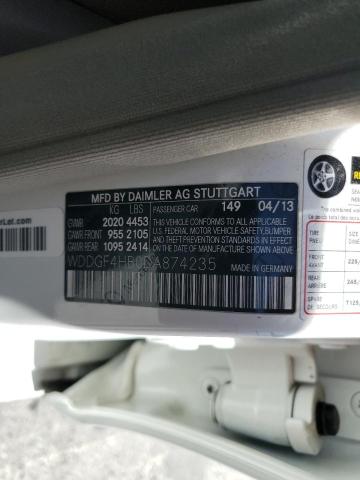 2013 MERCEDES-BENZ C 250 - WDDGF4HB0DA874235