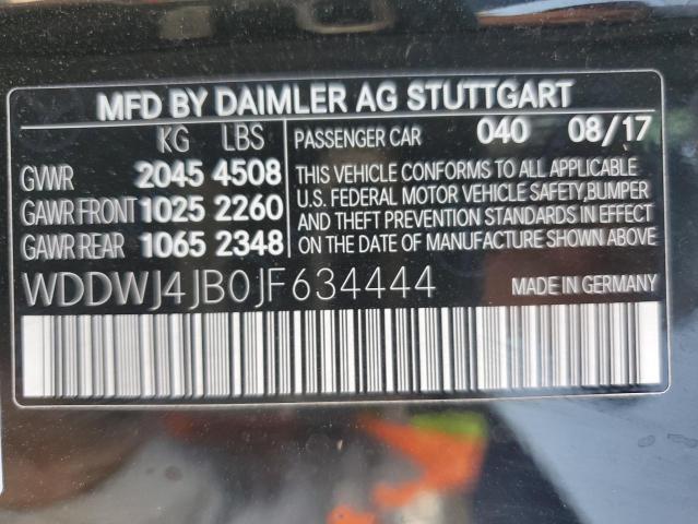 2018 MERCEDES-BENZ C 300 WDDWJ4JB0JF634444