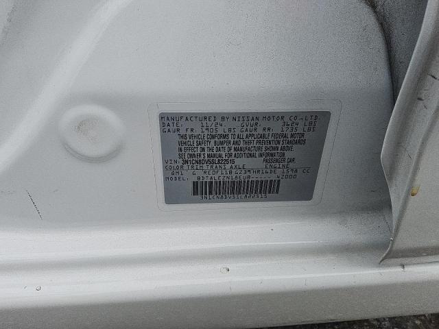 2025 NISSAN VERSA S 3N1CN8DV5SL822515