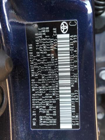 2021 TOYOTA COROLLA #3291336171