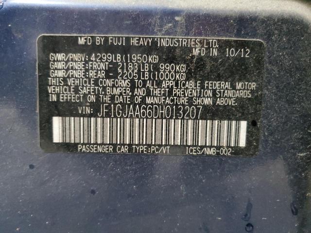 2013 SUBARU IMPREZA #3301820364