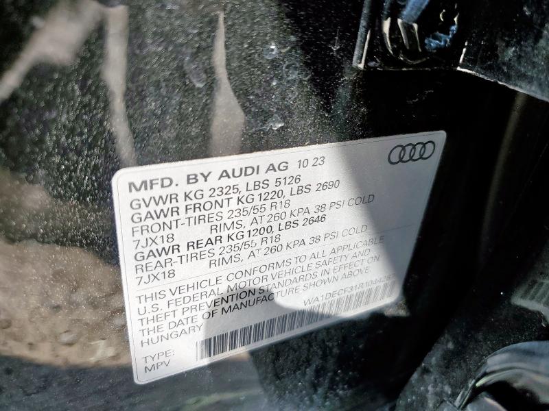 2024 AUDI Q3 PREMIUM WA1DECF31R1044287