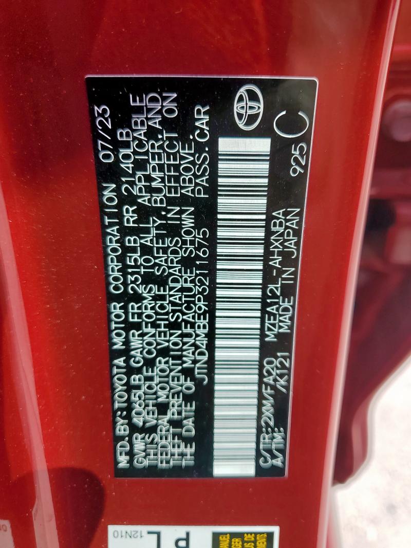 2023 TOYOTA COROLLA SE #3276421685