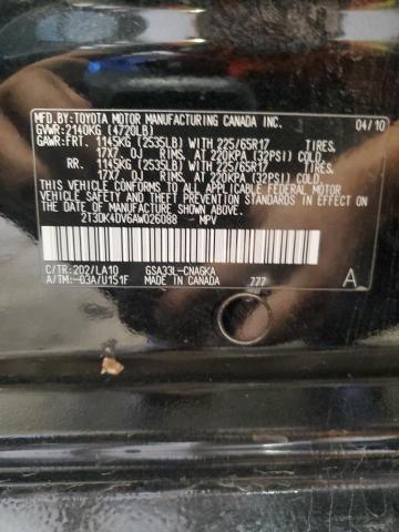 2010 TOYOTA RAV4 LIMIT - 2T3DK4DV6AW026088