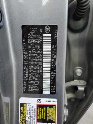 2025 TOYOTA CAMRY XSE 4T1DBADK0SU505248