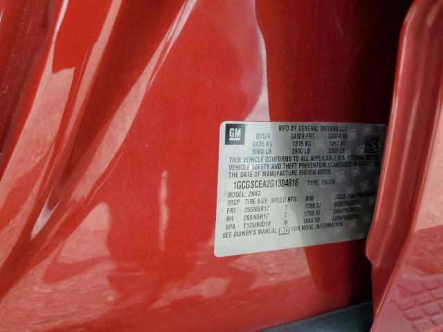 2016 CHEVROLET COLORADO L 1GCGSCEA2G1384816