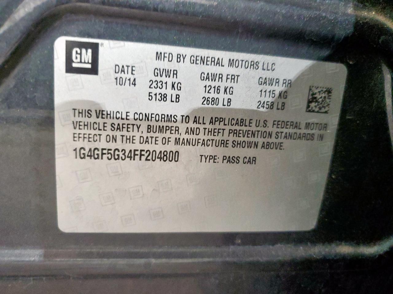 BUICK LACROSSE PREMIUM