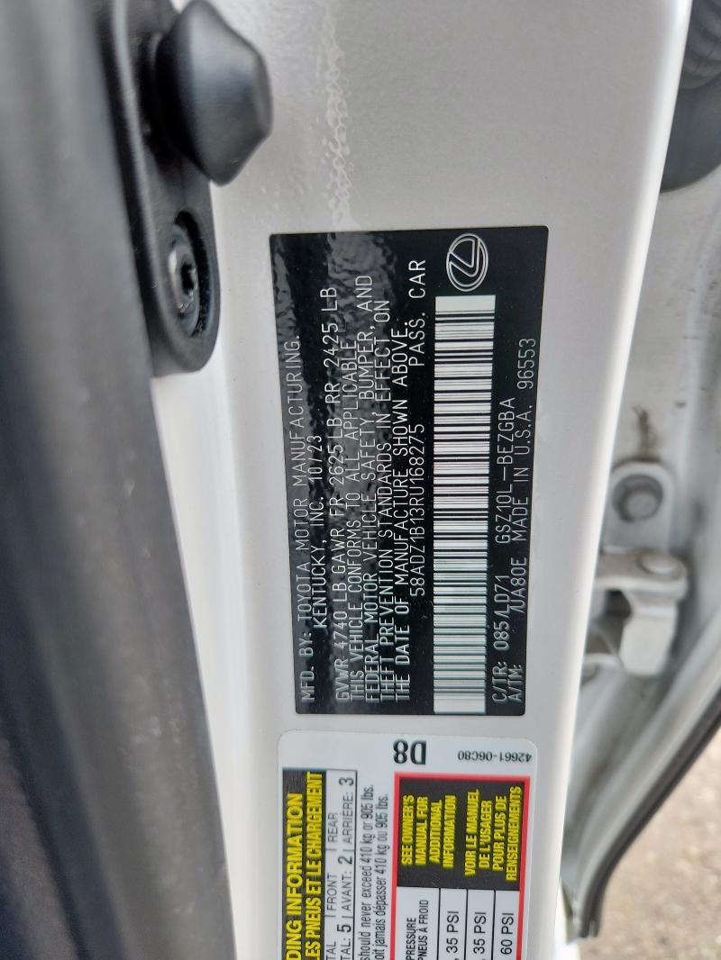 2024 LEXUS ES 350 BAS - 58ADZ1B13RU168275