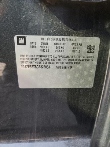 2016 CHEVROLET MALIBU LT 1G1ZE5ST5GF322033