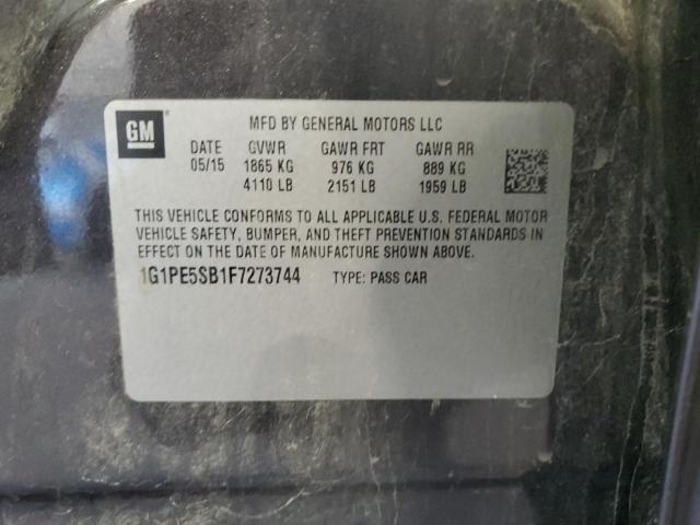 2015 CHEVROLET CRUZE LT 1G1PE5SB1F7273744