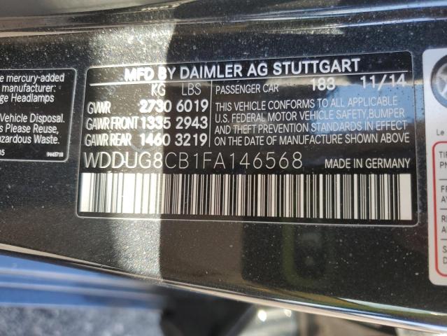2015 MERCEDES-BENZ S 550 WDDUG8CB1FA146568