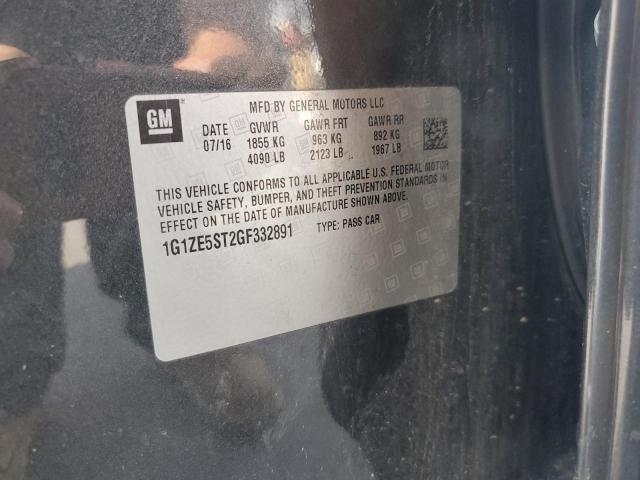 2016 CHEVROLET MALIBU LT - 1G1ZE5ST2GF332891