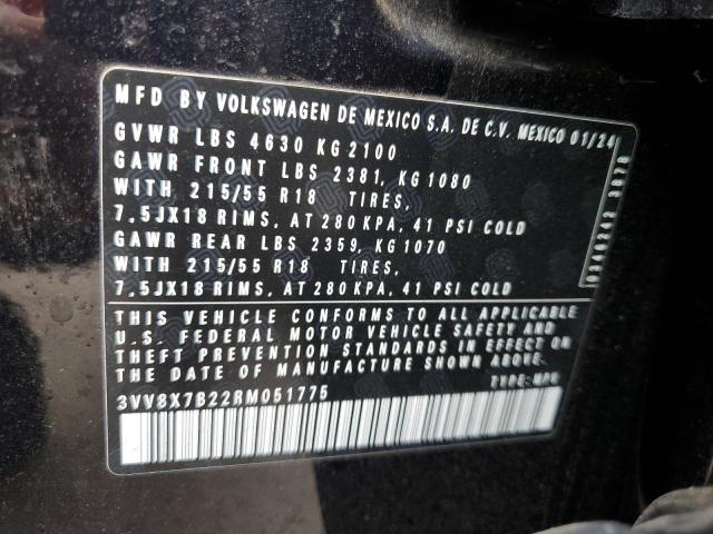 2024 VOLKSWAGEN TAOS S - 3VV8X7B22RM051775