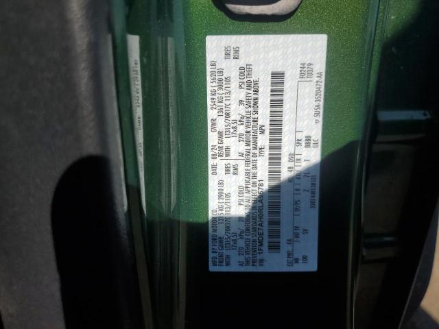 2024 FORD BRONCO BIG BEND 1FMDE7AH0RLA95781