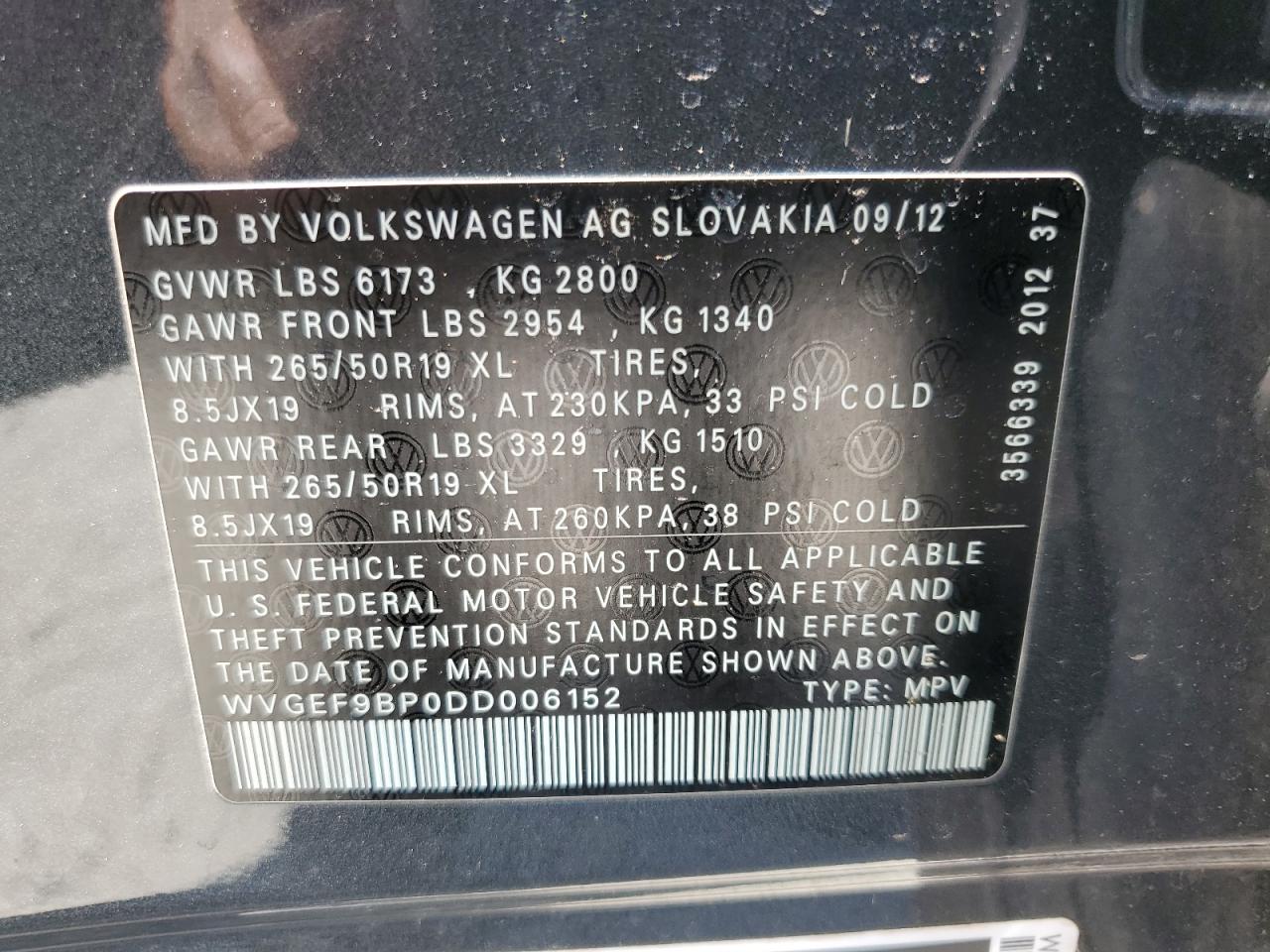 VOLKSWAGEN TOUAREG V6