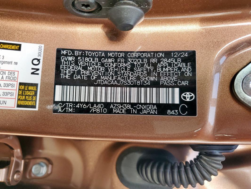 2025 TOYOTA CROWN SIGN JTDACAAJ7S3018134