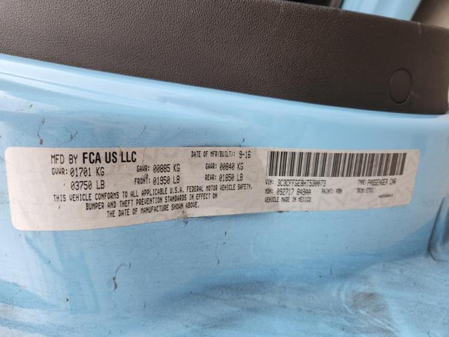 2017 FIAT 500 ELECTR 3C3CFFGE8HT530073