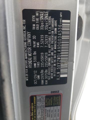 2013 HYUNDAI SANTA FE SPORT - 5XYZWDLA9DG034536