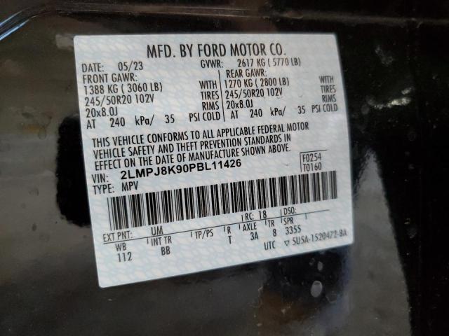 2023 LINCOLN NAUTILUS RESERVE 2LMPJ8K90PBL11426