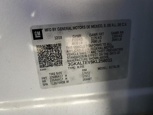 2019 GMC TERRAIN SLE 3GKALTEV5KL258011