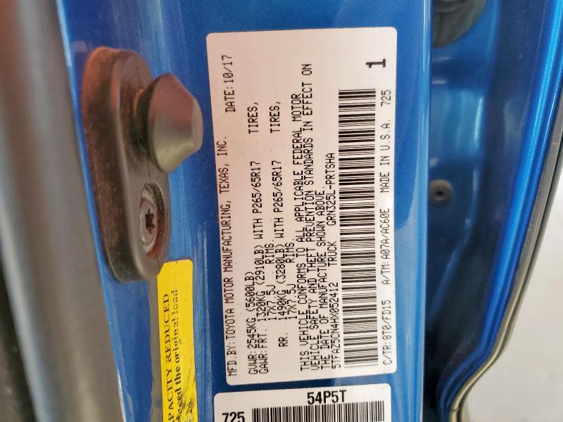 2017 TOYOTA TACOMA DOUBLE CAB - 5TFAZ5CN4HX052412