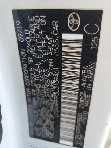 2020 TOYOTA PRIUS PRIME LE JTDKARFP3L3139461