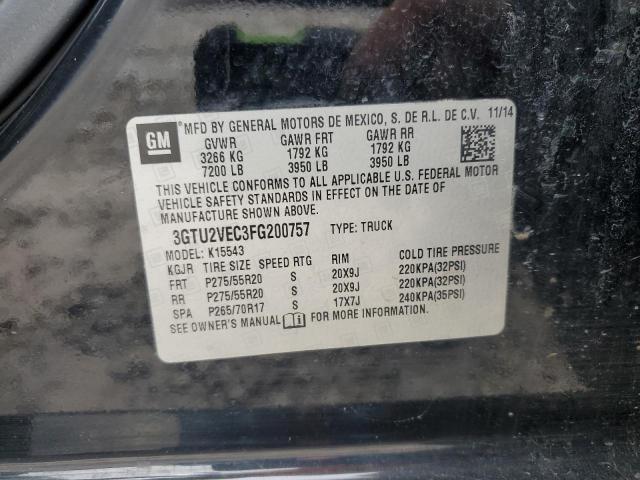 2015 GMC SIERRA K1500 SLT #3305215017