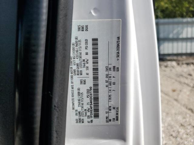 2019 FORD ECONOLINE E450 SUPER DUTY CUTAWAY VAN #3242467947