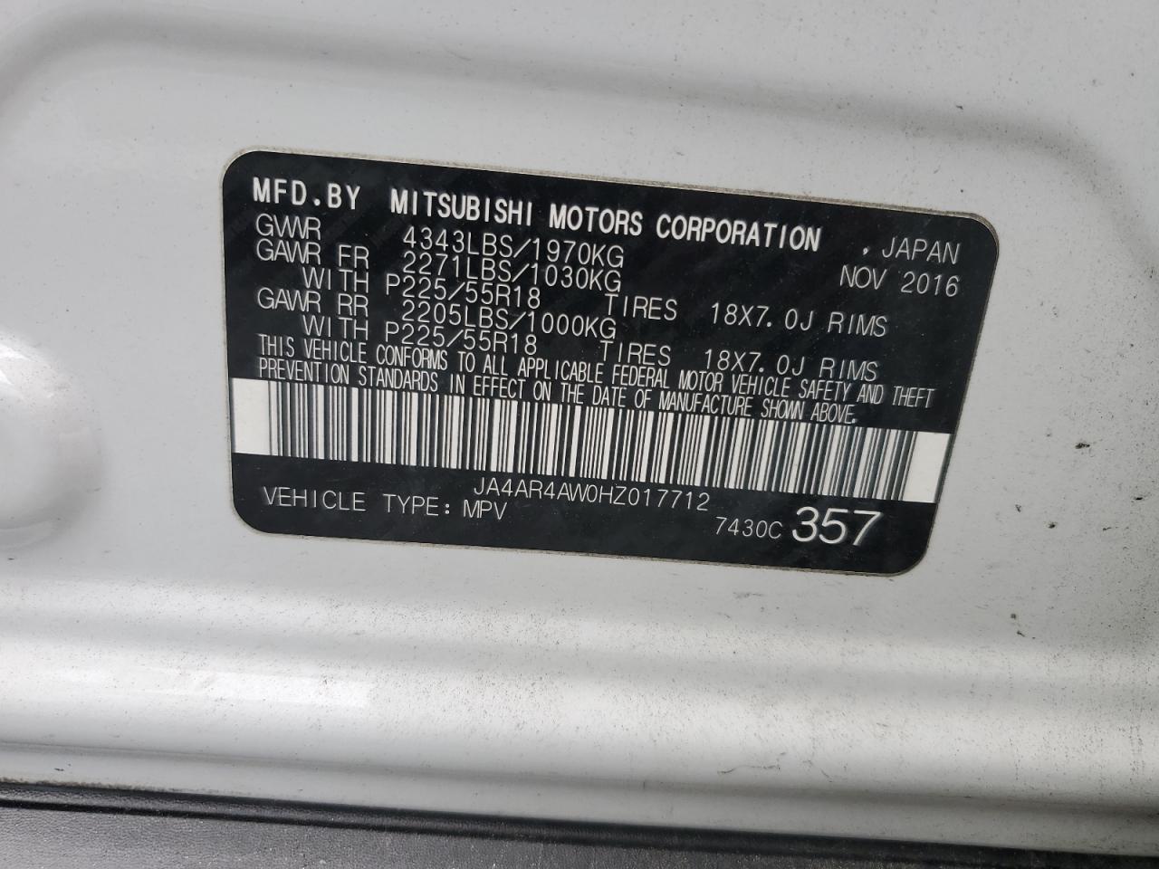 MITSUBISHI OUTLANDER SEL