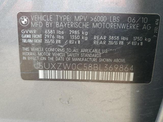 2011 BMW X5 XDRIVE3 #3285580270