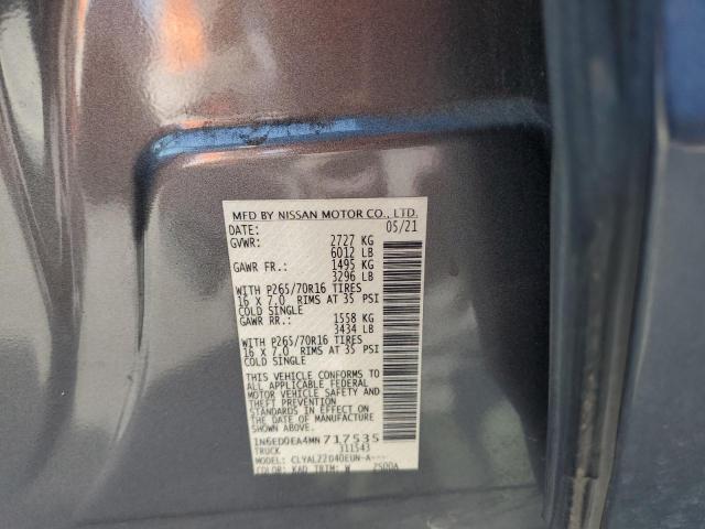 2021 NISSAN FRONTIER S 1N6ED0EA4MN717535