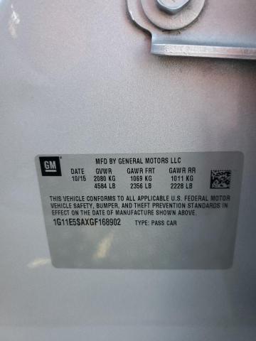 2016 CHEVROLET MALIBU LIM 1G11E5SAXGF168902