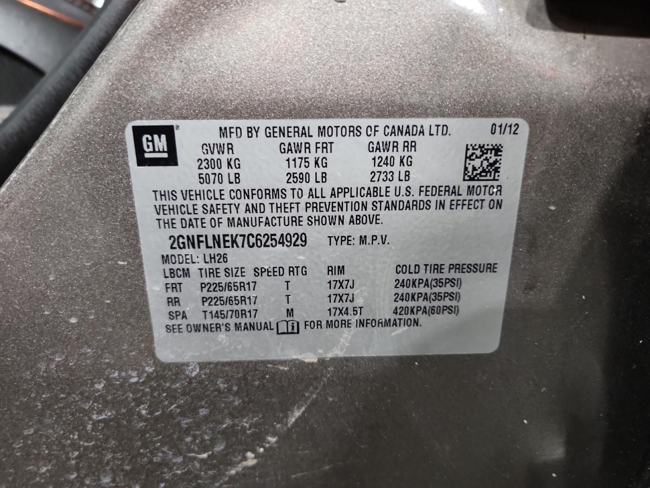 CHEVROLET EQUINOX LT