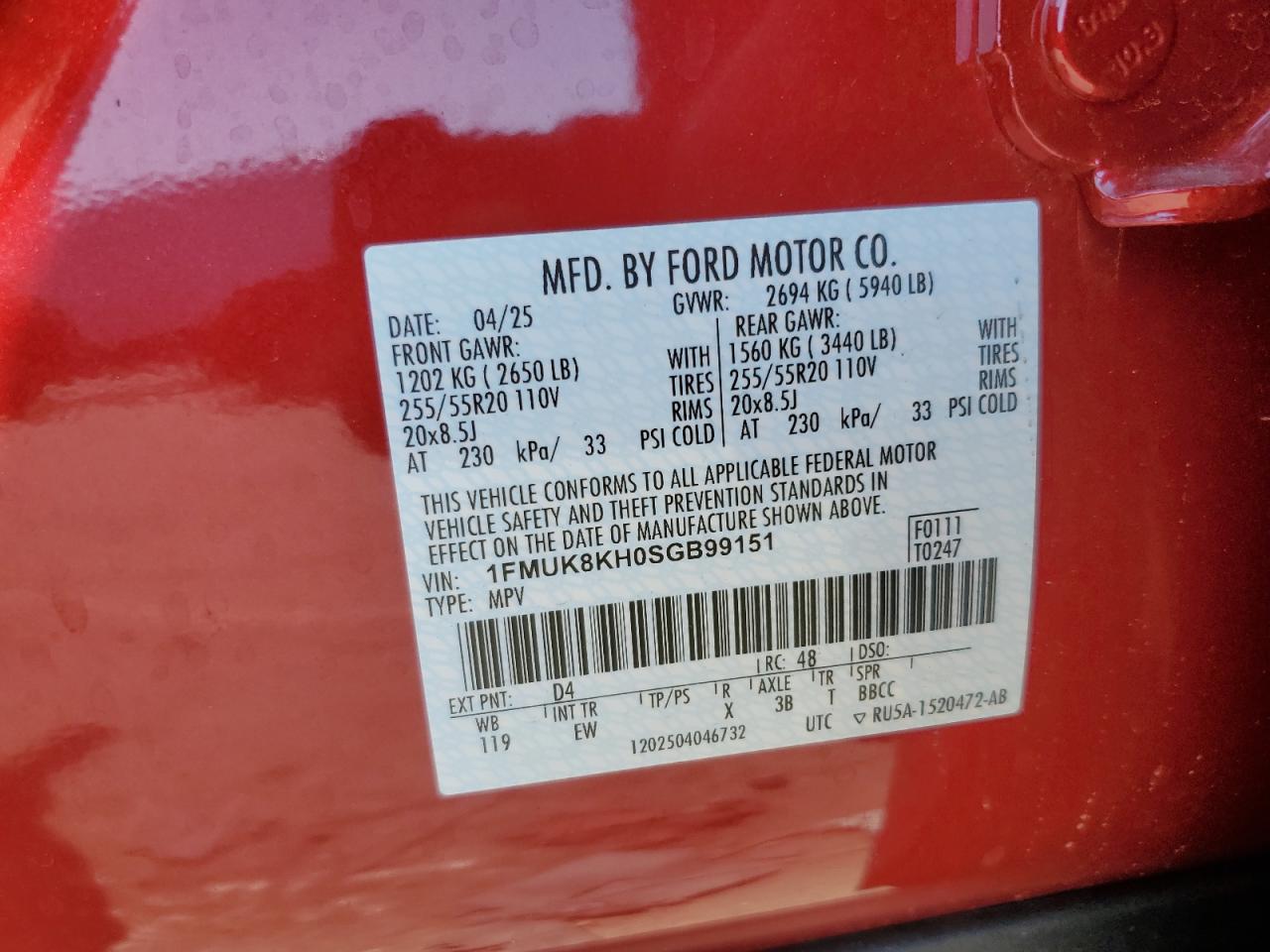 FORD EXPLORER ST-LINE