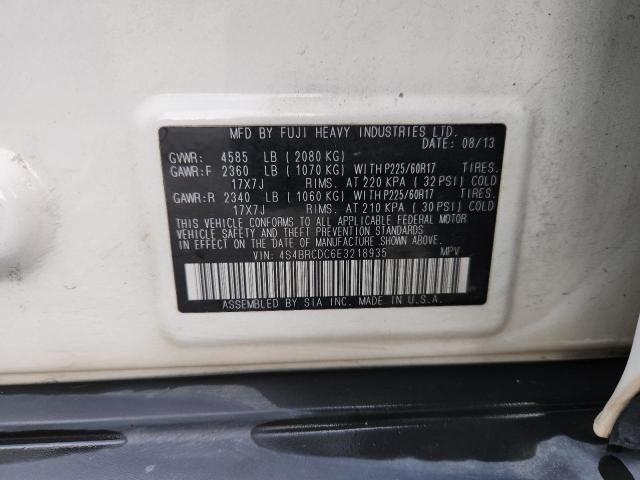 2014 SUBARU OUTBACK 2. - 4S4BRCDC6E3218935