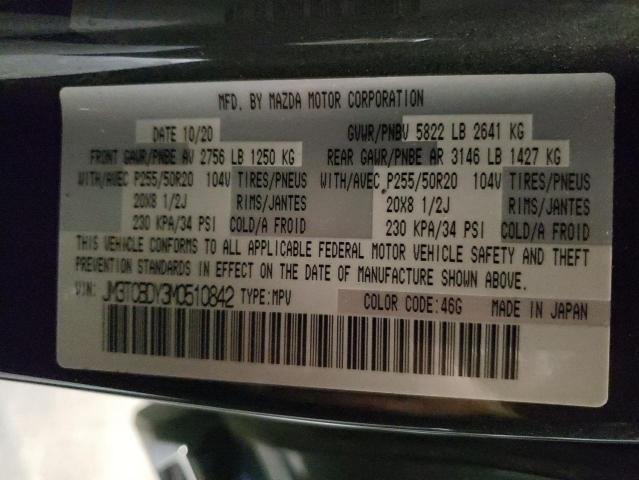 2021 MAZDA CX-9 JM3TCBDY3M0510842